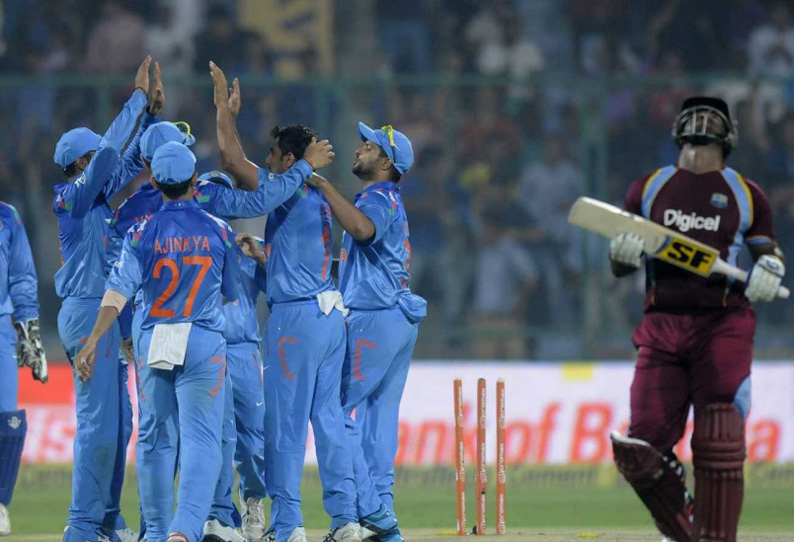 வெஸ்ட் இண்டீஸ் கிரிக்கெட் : இரண்டாவது ஒரு நாள் போட்டியில் இந்தியா வெற்றி