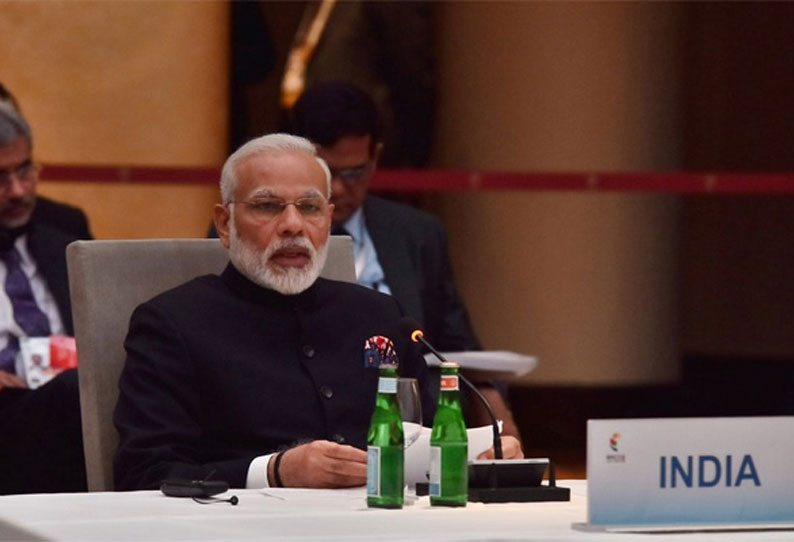 “அரசியலில் சாதனை படைக்க சில நாடுகள் தீவிரவாதத்தை பயன் படுத்துகின்றன”: ஜி - 20 மாநாட்டில் மோடி பேச்சு