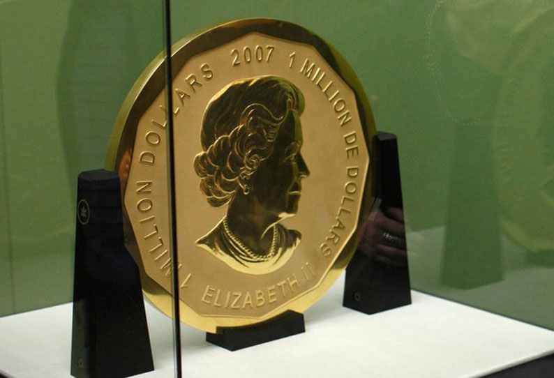 ஜெர்மனி: மியூசியத்திலிருந்து 100 கிலோ தங்க நாணயத்தை கொள்ளையடித்தவர்கள் கைது