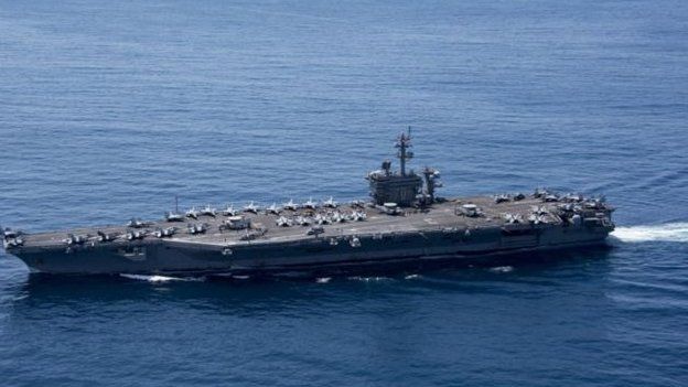 “அமெரிக்க போர் கப்பலை வட கொரியா மூழ்கடிக்கும்”