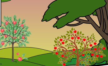 ஈசாப் கதைகள் - ஆப்பிள், மாதுளை & முட்புதர்