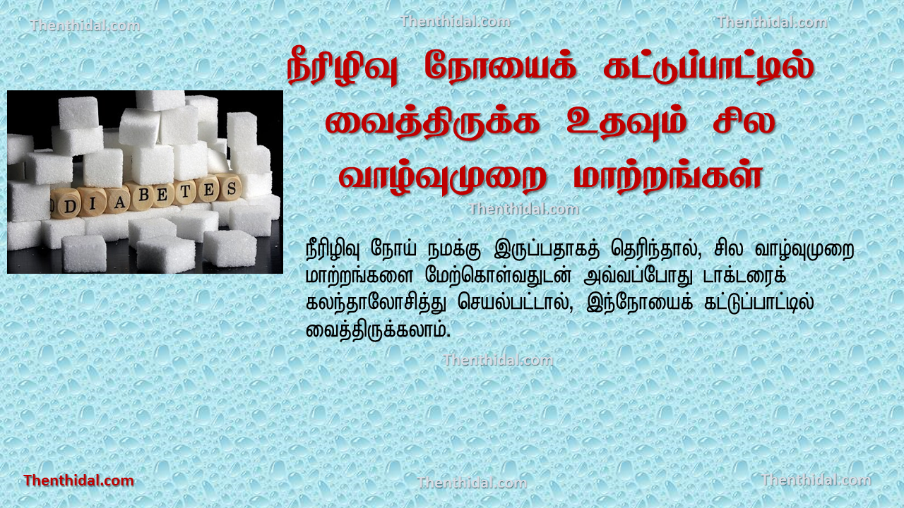 நீரிழிவு நோயைக் கட்டுப்பாட்டில் வைத்திருக்க என்ன செய்யலாம்