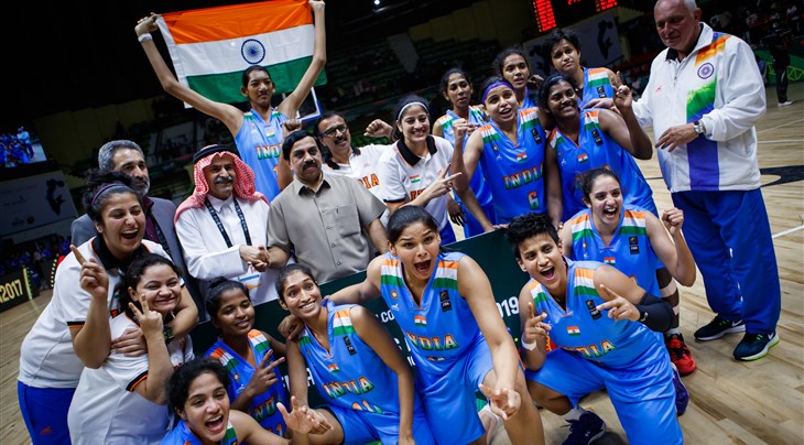 மகளிர் ஆசியகோப்பை கூடைபந்தாட்டம் பி - டிவிஷனில் இந்தியா வெற்றி
