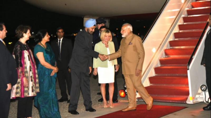 அமெரிக்காவில் மோடி : இன்று டிரம்புடன் பேச்சுவார்த்தை